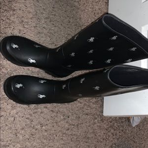 Womans polo rain boots